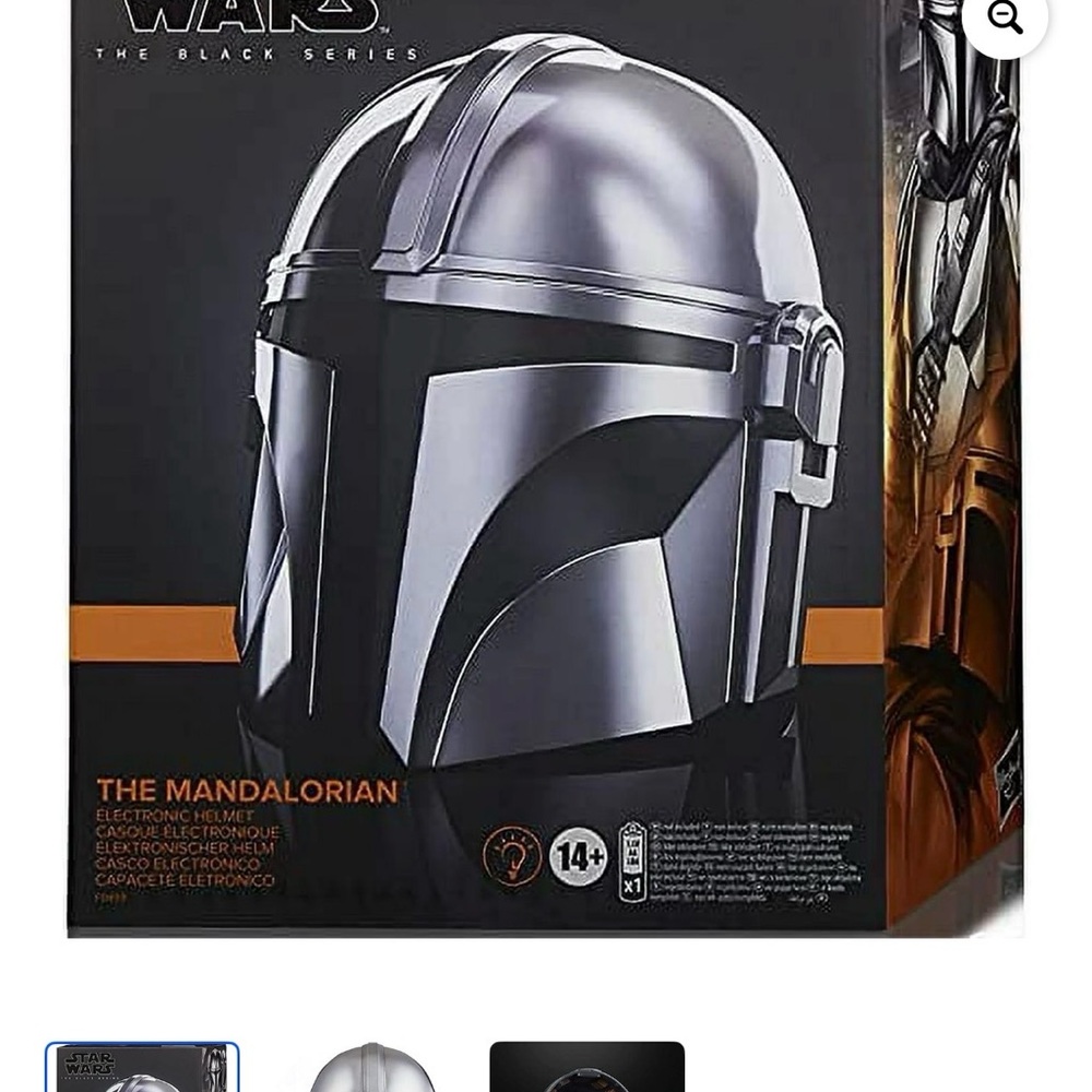 Star Wars The Mandalorian Silver Helmet